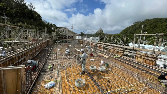 瀬嵩アパート建築工事写真